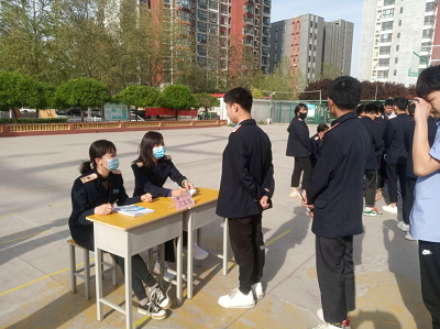 石家莊鐵路職業(yè)技工學(xué)校2021春學(xué)生會納新現(xiàn)場 學(xué)子風(fēng)采 第1張