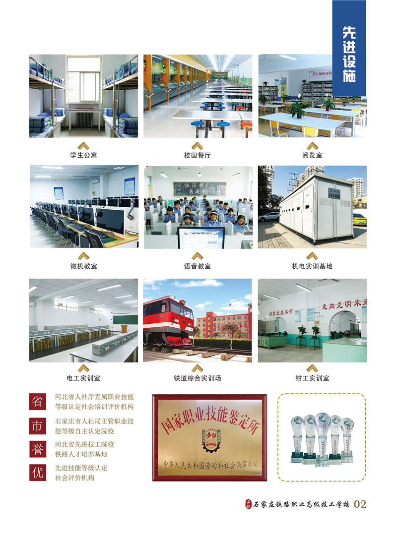 石家莊鐵路職業高級技工學校2026年招生簡章（圖） 招生簡章 第3張